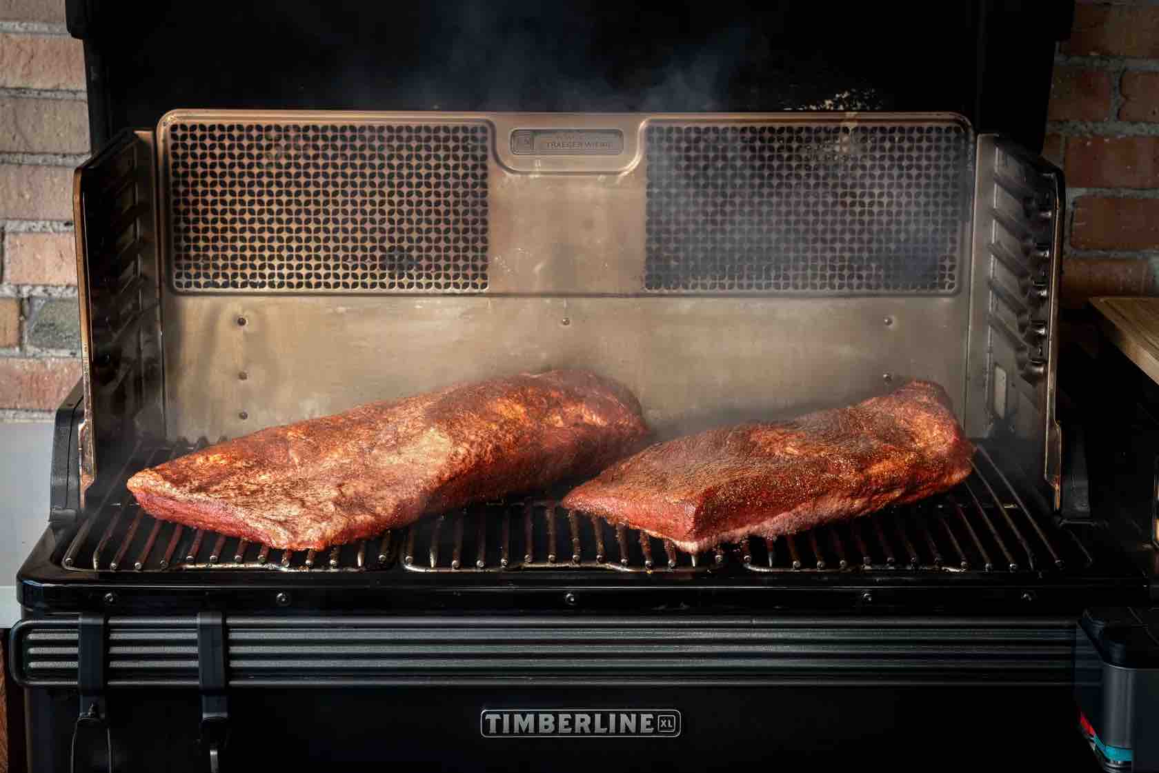 Brisket-on-grill